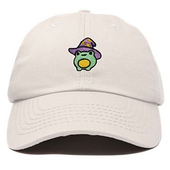 Dalix Sorcerer Frog Embroidered Dad Hat