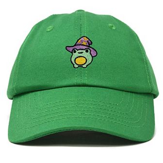 Dalix Sorcerer Frog Embroidered Dad Hat