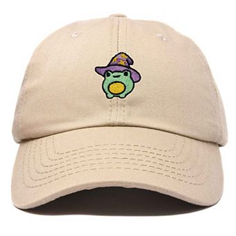 Dalix Sorcerer Frog Embroidered Dad Hat