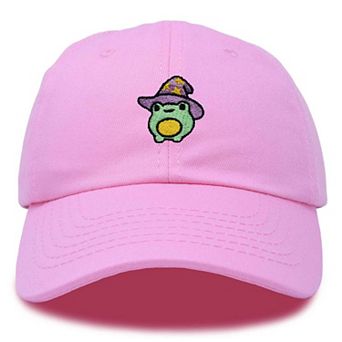 Dalix Sorcerer Frog Embroidered Dad Hat