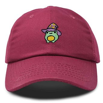 Dalix Sorcerer Frog Embroidered Dad Hat