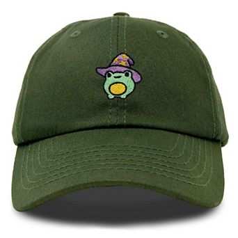 Dalix Sorcerer Frog Embroidered Dad Hat