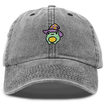 Dalix Sorcerer Frog Embroidered Dad Hat