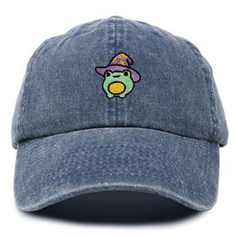 Dalix Sorcerer Frog Embroidered Dad Hat