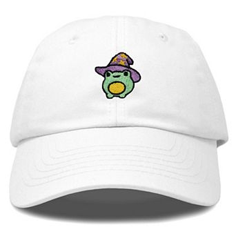 Dalix Sorcerer Frog Embroidered Dad Hat