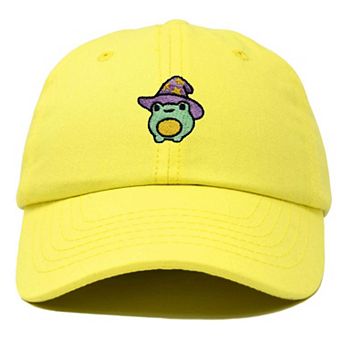 Dalix Sorcerer Frog Embroidered Dad Hat