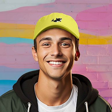 Dalix Killer Whale Embroidered Dad Hat