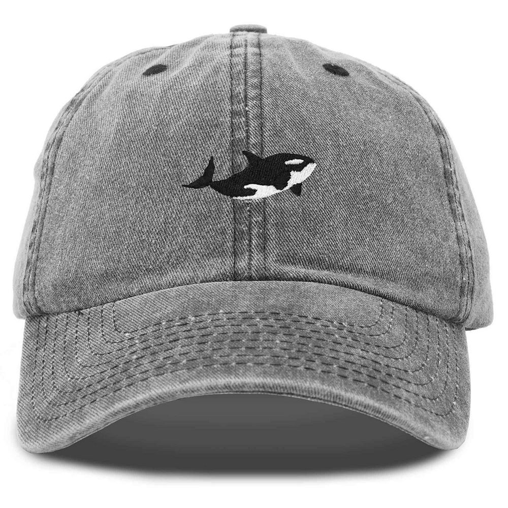 Dalix Peace Sign Embroidered V Cotton Dad Hat Baseball Cap Adjustable Mens In Washed Black