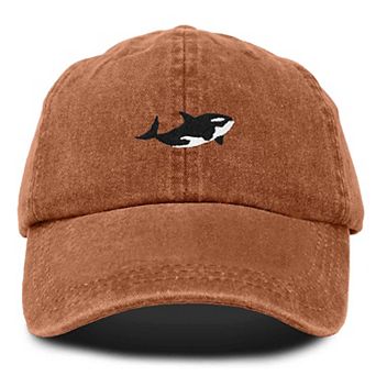 Dalix Killer Whale Embroidered Dad Hat