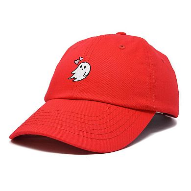 Dalix Heartly Ghost Embroidered Cap