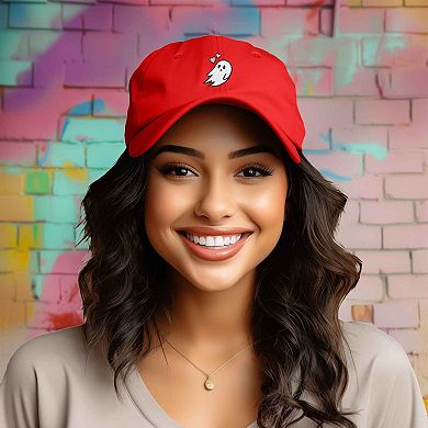 Dalix Heartly Ghost Embroidered Cap