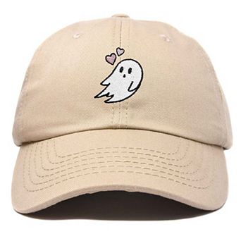 Dalix Heartly Ghost Embroidered Cap