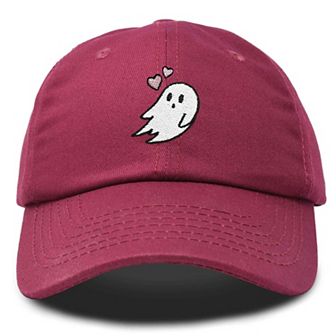 Dalix Heartly Ghost Embroidered Cap