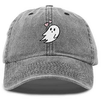 Dalix Heartly Ghost Embroidered Cap