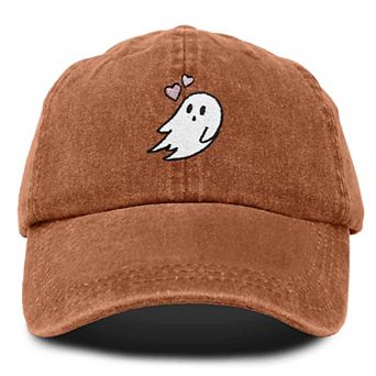 Dalix Heartly Ghost Embroidered Cap