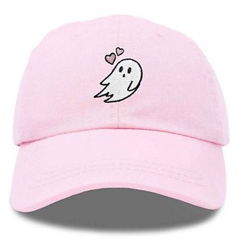 Dalix Heartly Ghost Embroidered Cap