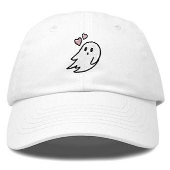 Dalix Heartly Ghost Embroidered Cap