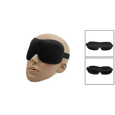 Travel 3D Eye Sleep Mask Padded Shade Cover Rest Relax Sleeping Blindfold