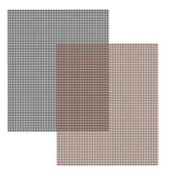 BBQ Grill Mat Non-Stick Reusable Mesh Baking Sheet Reversible, Washable for Gas & Charcoal