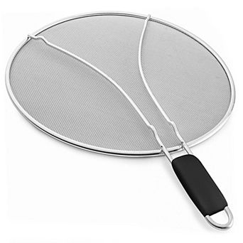 3" Grease Splatter Screen Stainless Steel Mesh Guard for Frying Pans & Pots