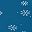 Teal Snowflake