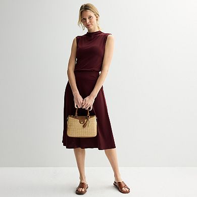 Petite Nine West Midi Skirt