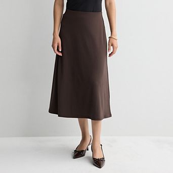 Petite Nine West Midi Skirt