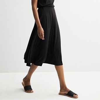 Petite Nine West Midi Skirt