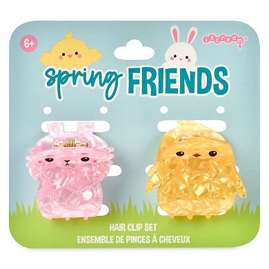 iScream Spring Friends 2-pc. Hair Clip Set