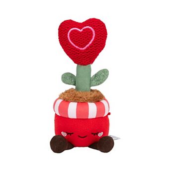 Russ Berrie 12-Inch Heart Flower Soft Plush Toy