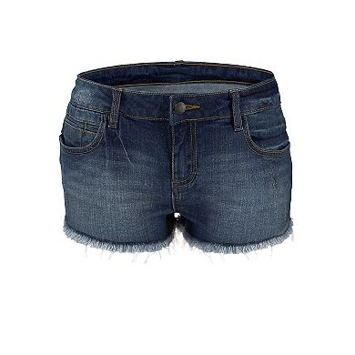 Lascana Women's Frayed Hem Shorts