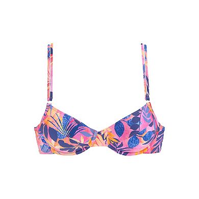 Lascana Women's Tropical Print Underwire Bikini Top