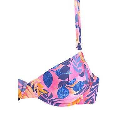 Lascana Women's Tropical Print Underwire Bikini Top