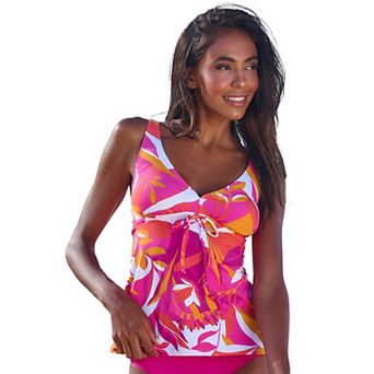 Lascana Women's Mix Print Tankini Top