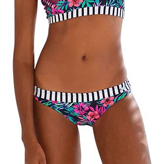 Lascana Women's Mixed Print Classic Bikini Bottom