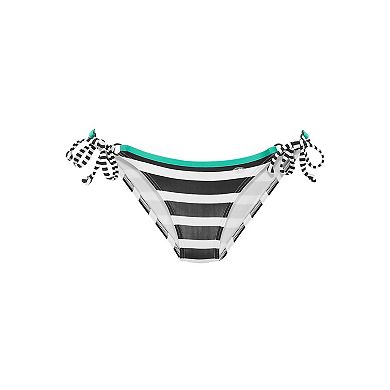 Lascana Women's Striped Cheeky Bikini Bottom