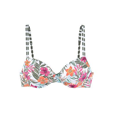 Lascana Women's Pattern Underwire Bikini Top
