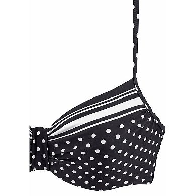 Lascana Women's Dotted Underwire Bikini Top