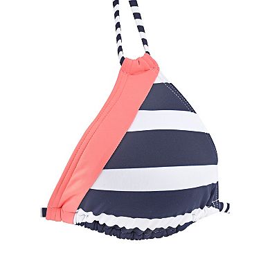 Lascana Women's Striped Triangle Bikini Top
