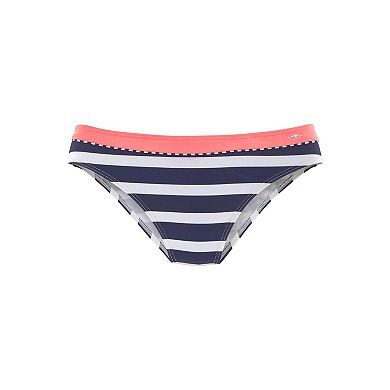 Lascana Women's Striped Classic Bikini Bottom