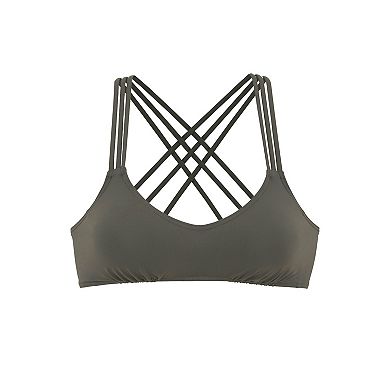 Lascana Women's Strappy Scoop Bikini Top