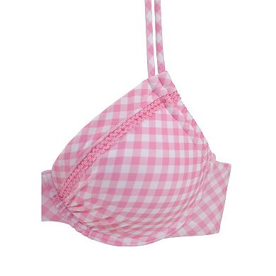 Lascana Women's Gingham Underwire Bikini Top