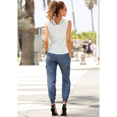 Lascana Women's Cargo Jogger Pants