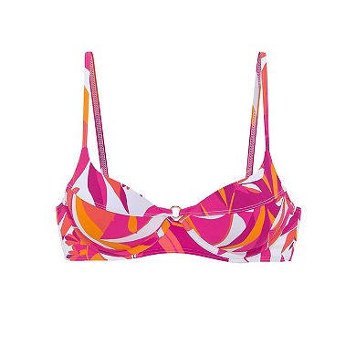 Lascana Women's Mix Print Underwire Bikini Top