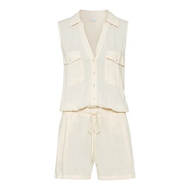 Lascana Women's Sleeveless Drawstring Romper