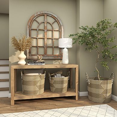 Stella & Eve 3-pk. Handmade Woven Decorative Storage Basket Set