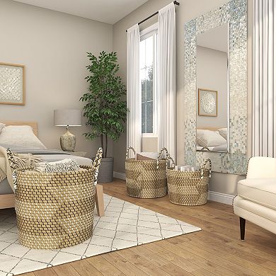 Stella & Eve 3-pk. Handmade Woven Decorative Storage Basket Set