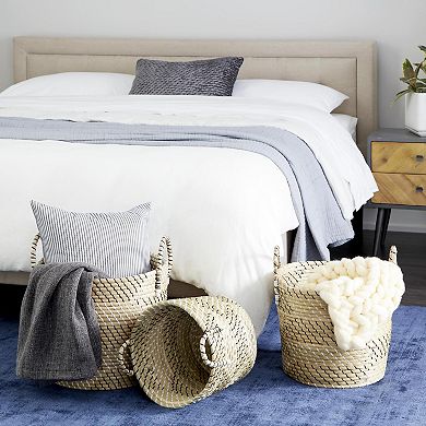 Stella & Eve 3-pk. Handmade Woven Decorative Storage Basket Set