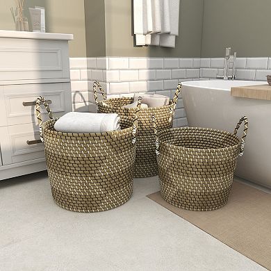 Stella & Eve 3-pk. Handmade Woven Decorative Storage Basket Set