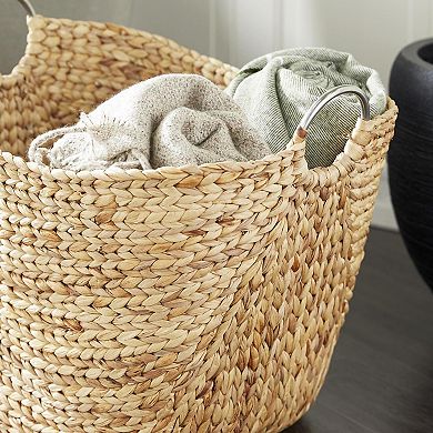Stella & Eve Handmade Large Woven Decorative Storage Basket